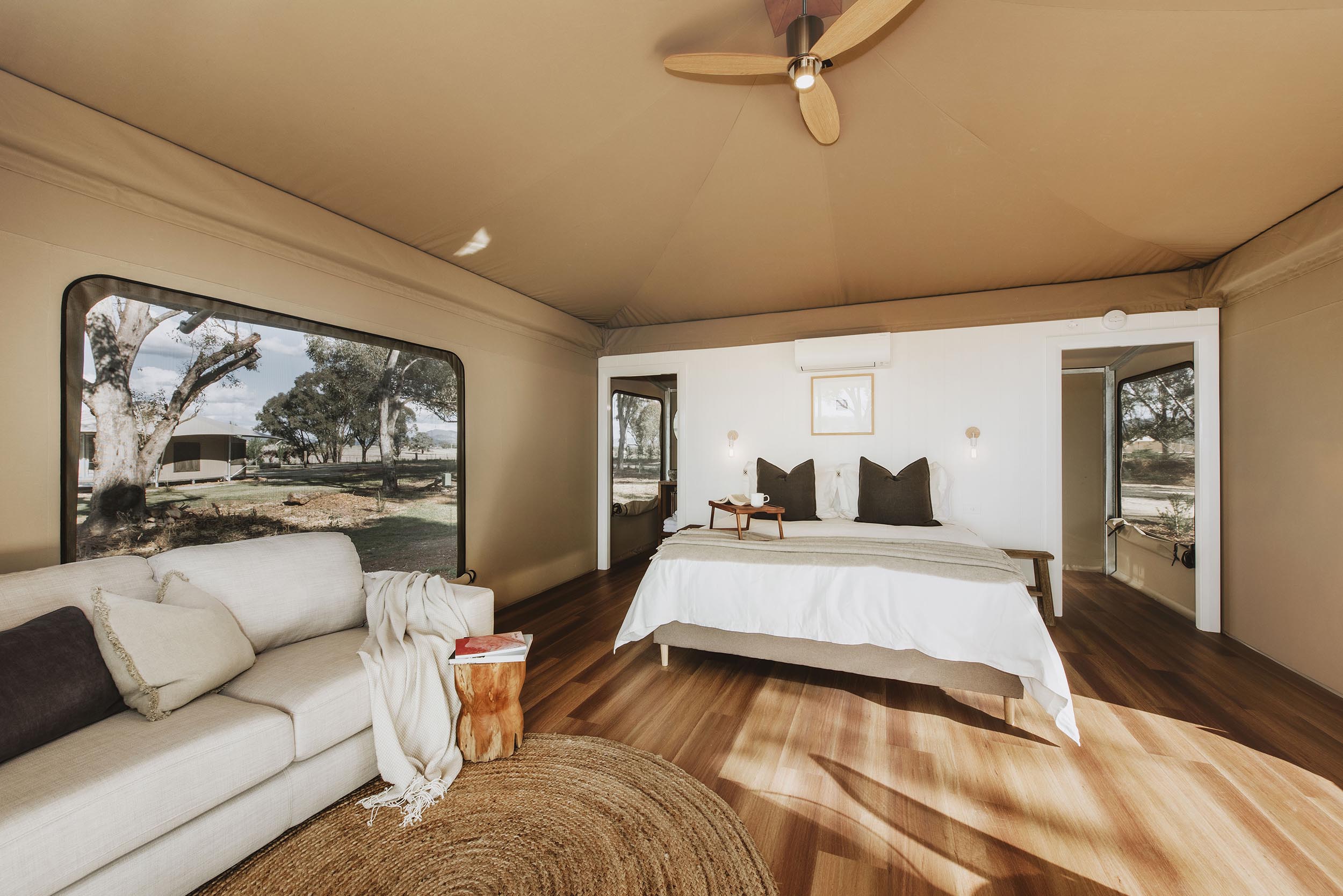 Luxury eco-glamping accommodation in Mudgee romantic getaway