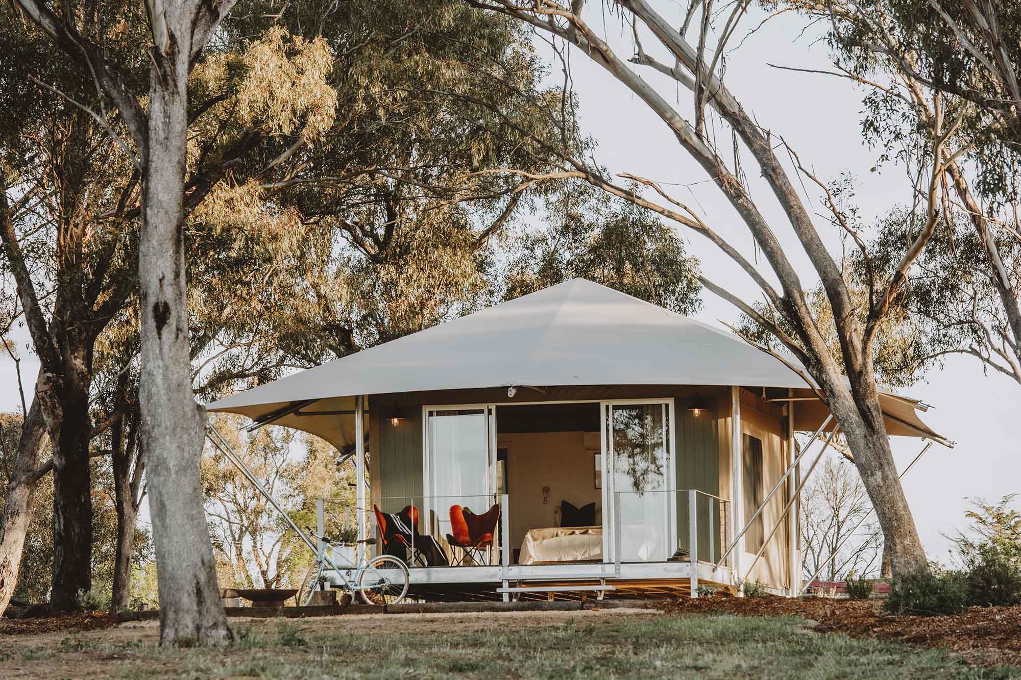 Luxury eco-glamping accommodation in Mudgee