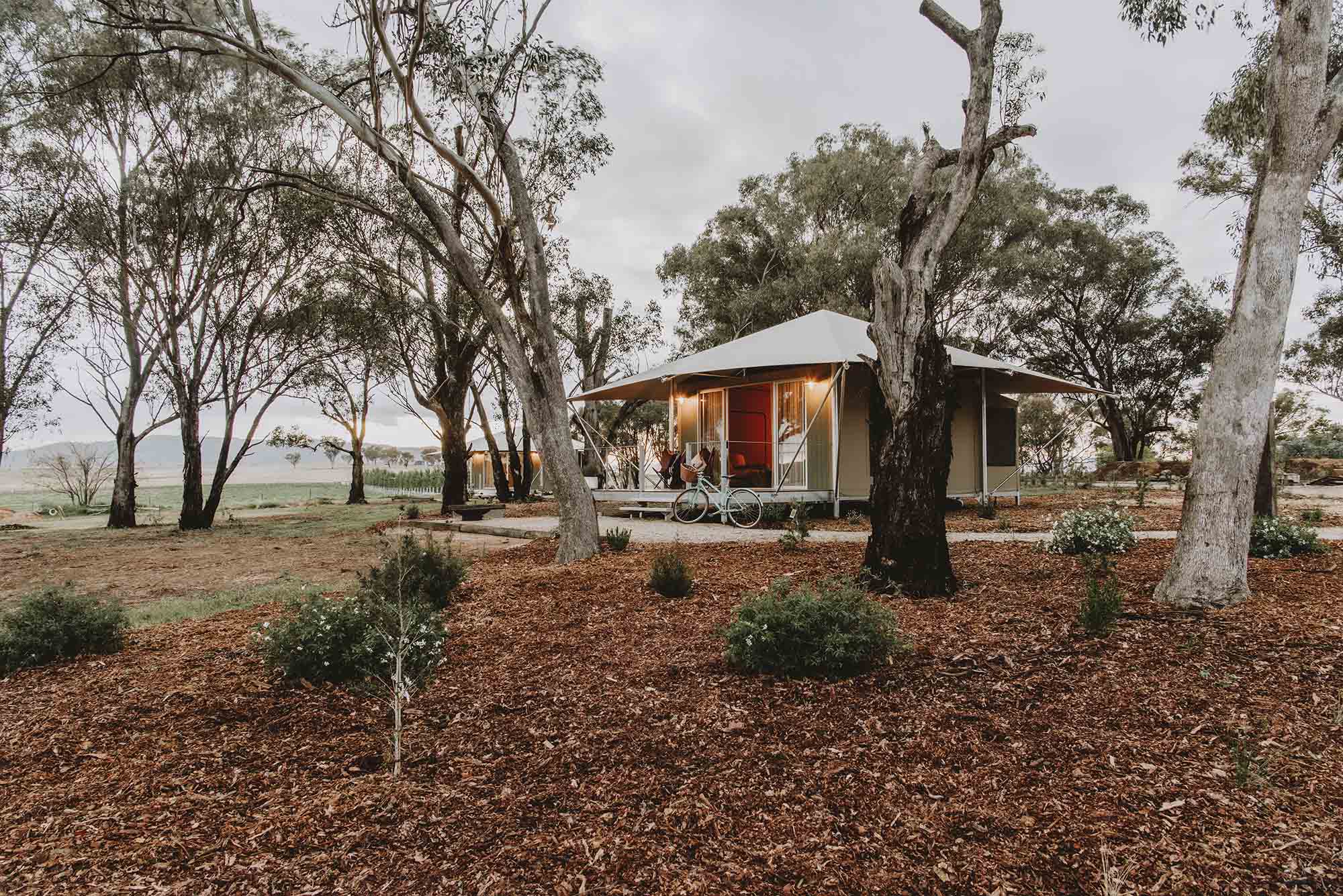 Luxury eco-glamping accommodation in Mudgee